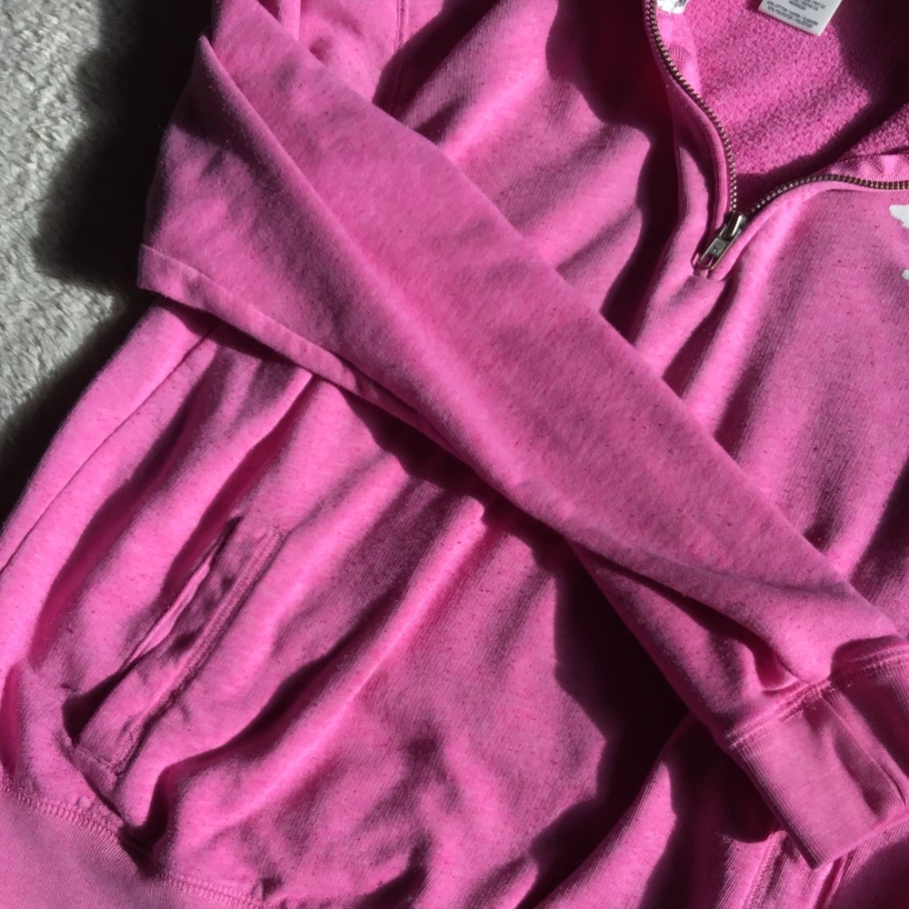 Pink Quarterzip Pullover Sweater - image 3